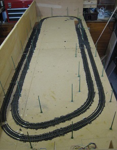 Traction poles fitted